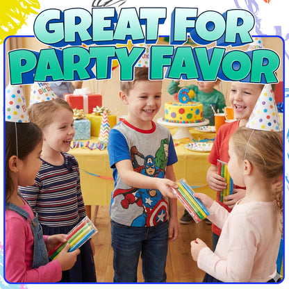 KiddieLoot Twistable Crayons Bulk 40 Pack (10 Sets of 4) - Non-Toxic, No-Sharpen Mess-Free Coloring Crayons for Kids, Birthday Party Favors, Classrooms, Goodie Bags & Travel Coloring Fun