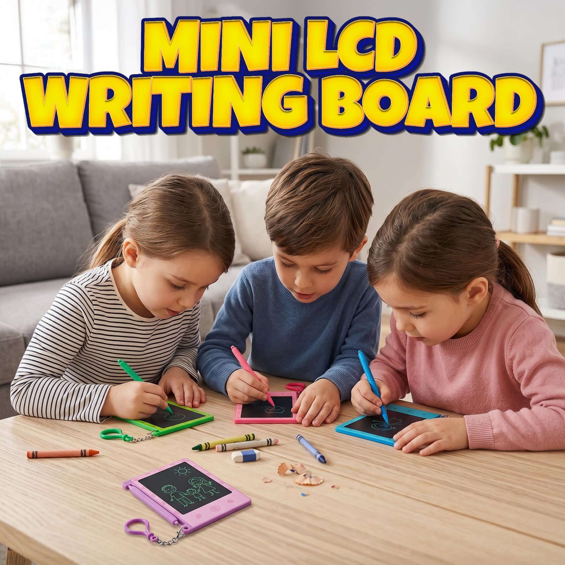 Mini LCD Writing Tablet for Kids - (Pack of 24) 4.5 Inch Colorful Doodle Board Drawing Pads - Educational Sketch Drawing Tablet Toys for Girls & Boys, Goodie Bags, Birthday Gifts, Party Favors, Prizes