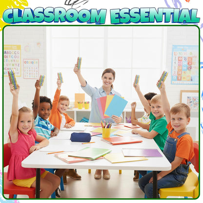 Bulk Crayons 100 Pack (25 Sets of 4) - Individually Wrapped Crayons Party Favors for Kids, Restaurants, Classrooms, Birthday Goodie Bags, School Supplies, Travel, Toddler Coloring Fun, Non-Toxic Wax
